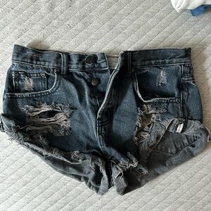 One Teaspoon black shorts